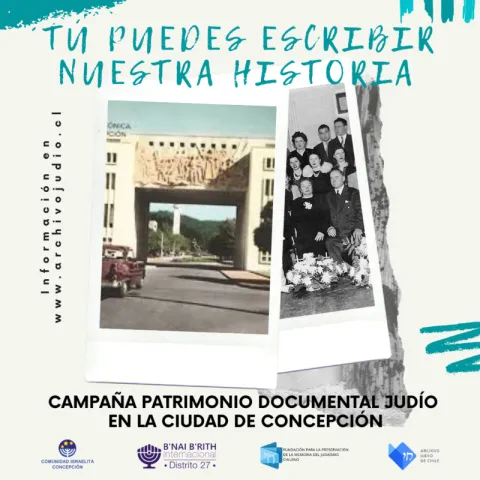 Campaña Patrimonio Documental Judío en la ciudad de Concepción